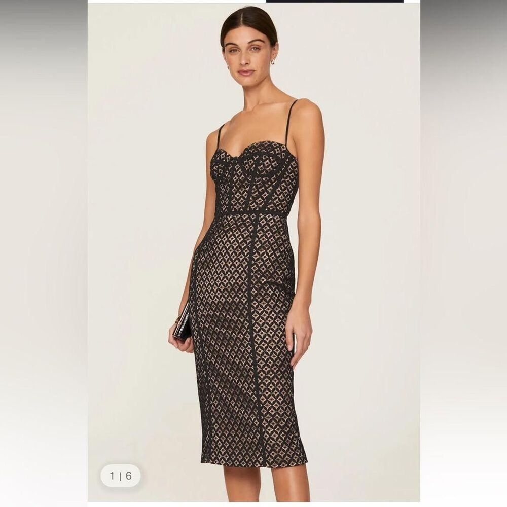 Bardot Charley Midi Lace Dress